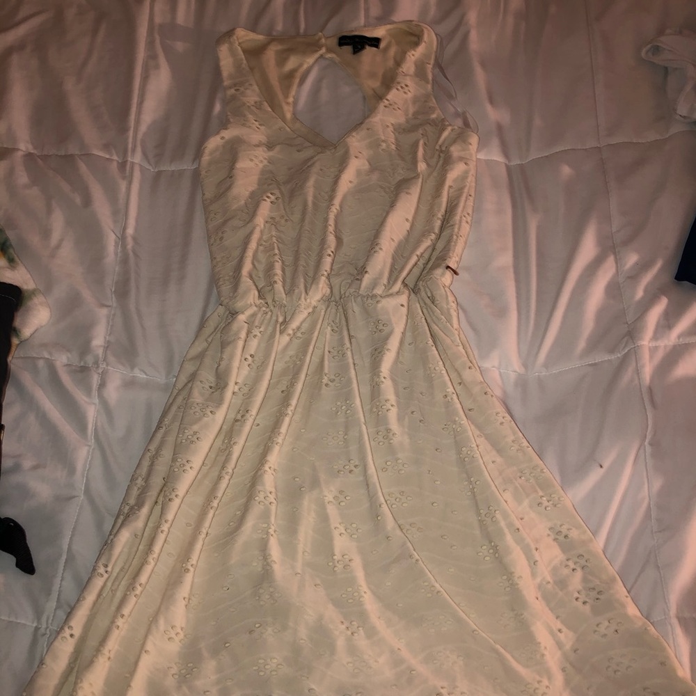 cream dress